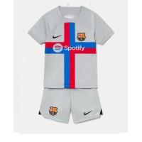Barcelona Tredje sæt Børn 2022-23 Kortærmet (+ Korte bukser)